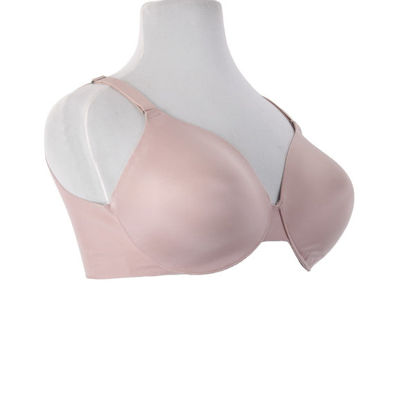 Soma Bra Vanishing Back Sz 38DDD Pink Wired Full Coverage Light Padding Nylon