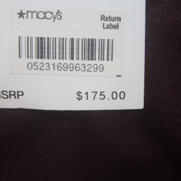 Lauren Ralph Lauren Dress NEW $175 Sz 12 Purple Velour Detail Lined Nylon Dress