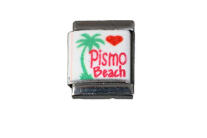 Stainless Steel Elastic Stretch Chain Link PISMO BEACH Italian Charm