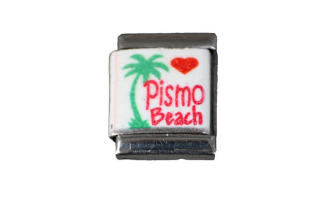 Stainless Steel Elastic Stretch Chain Link PISMO BEACH Italian Charm