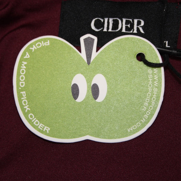 Cider Dress NEW Sz XL Burgundy Red Side Ruching Sleeveless Recycled Poly Dress