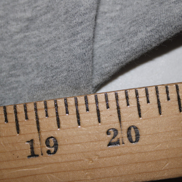 Michael Kors Sz L Gray V Neck Pocket Short Sleeve Hooded Cotton Spandex Sweater