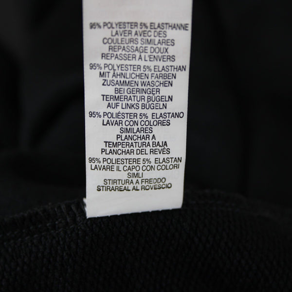 Pretty Little Thing NEW Sz 2 Black Tie Front Crop Polyester Elastane Sweater