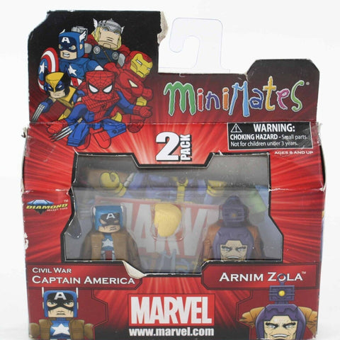 Diamond Select Marvel Captain America & Arnim Zola MiniMates