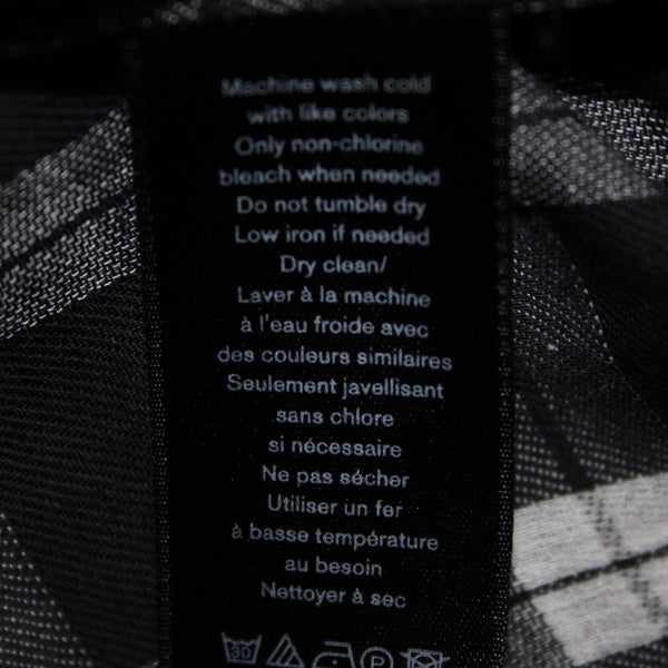 Rag Bone Dress Sz M Black White Sheer Check Sleeveless 100% Cotton Dress