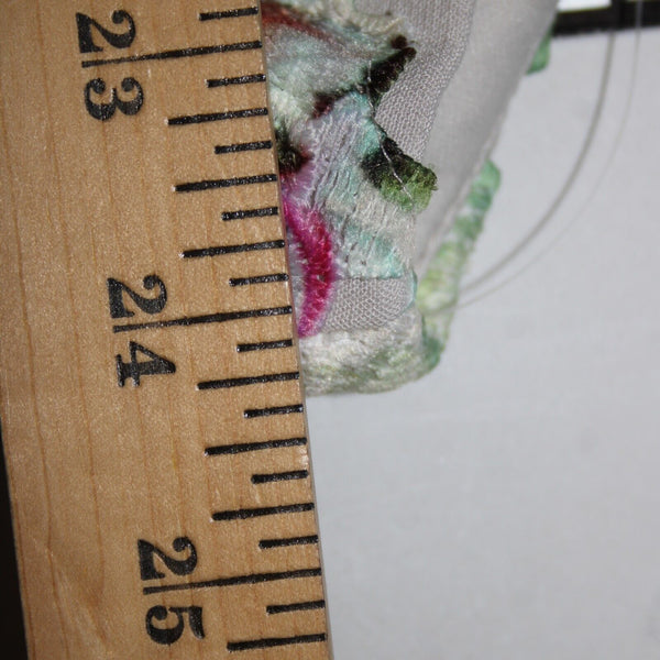 Tahari NEW $158 Rena Sz 20W Tan Multi Color Embroidered Lace Poly Rayon Dress