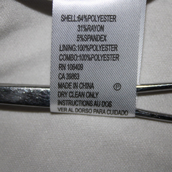 Tahari NEW $158 Rena Sz 20W Tan Multi Color Embroidered Lace Poly Rayon Dress