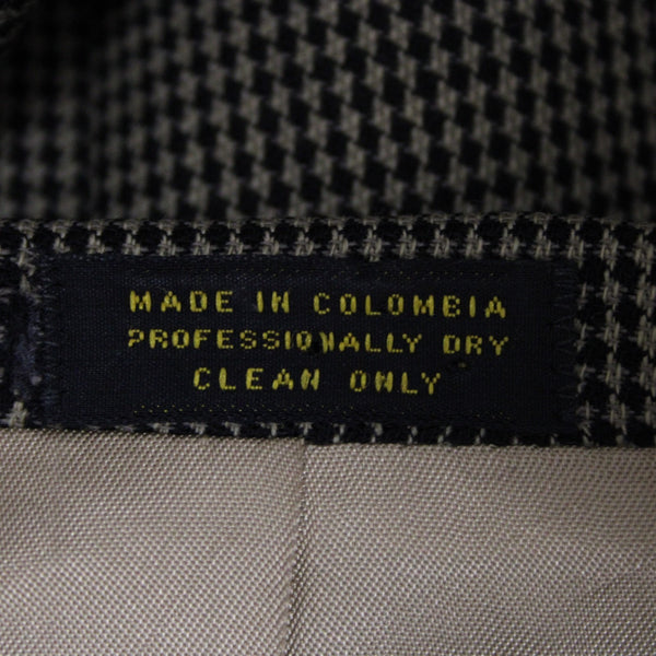 Oscar De La Renta Sz 42R Brown Tan Herringbone Traveler Worsted 2 Button Blazer