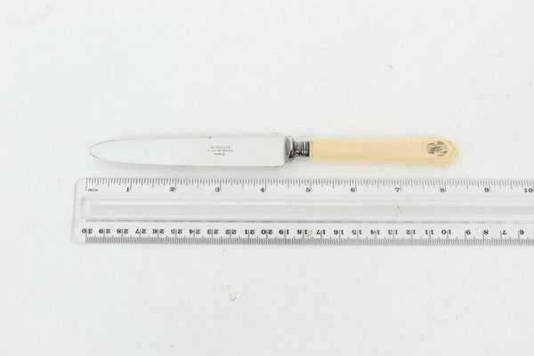 R Geller Knife Scrimshaw Collectible 8.5" Knife