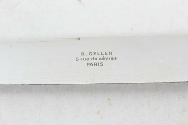 R Geller Knife Scrimshaw Collectible 8.5" Knife