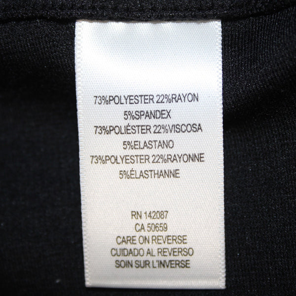 Simply Noelle Pant NEW $40 Sz L XL x 31 Black Pull On Skinny Poly Spandex Pant