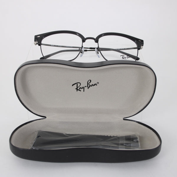 Ray Ban Frames New Club Master RB 7216F 8373 53 20 145 Black W/ Case Frames