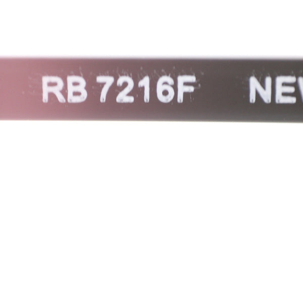 Ray Ban Frames New Club Master RB 7216F 8373 53 20 145 Black W/ Case Frames