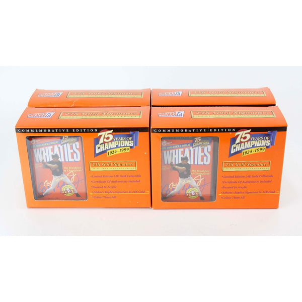 Wheaties Cal Ripken Jr. 75 Years Of Champions Gold Signature Card In Box NEW