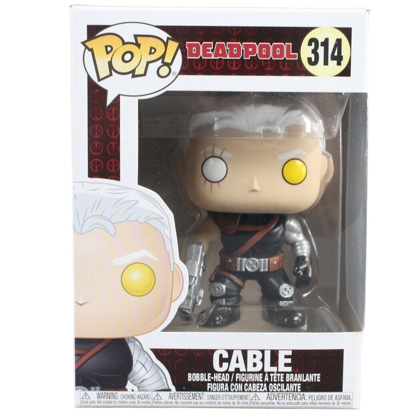Funko POP Dead Pool #314 Cable Bobble Head Collectible