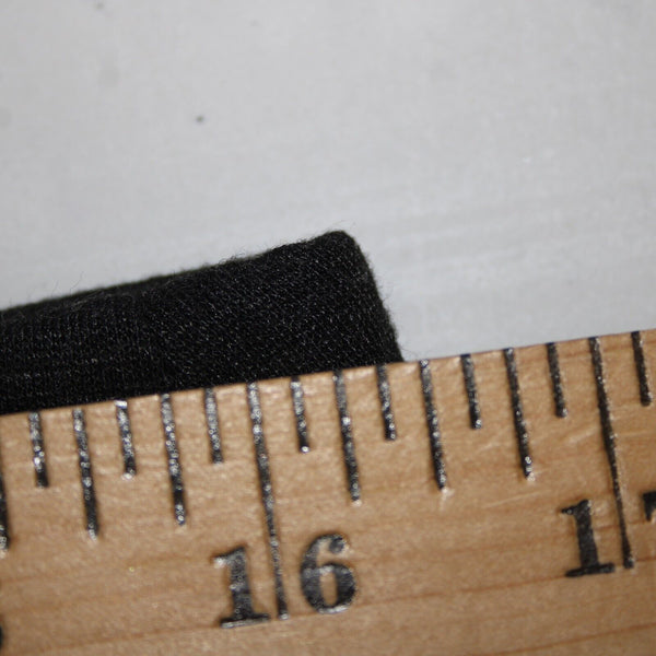 Cabi Sz 6 Charcoal Black Unlined Hook Eye Rayon Nylon Spandex Woven Knit Skirt