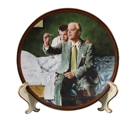 Edwin M Knowles 1854 The Country Doctor By Norman Rockwell #19536A Plate