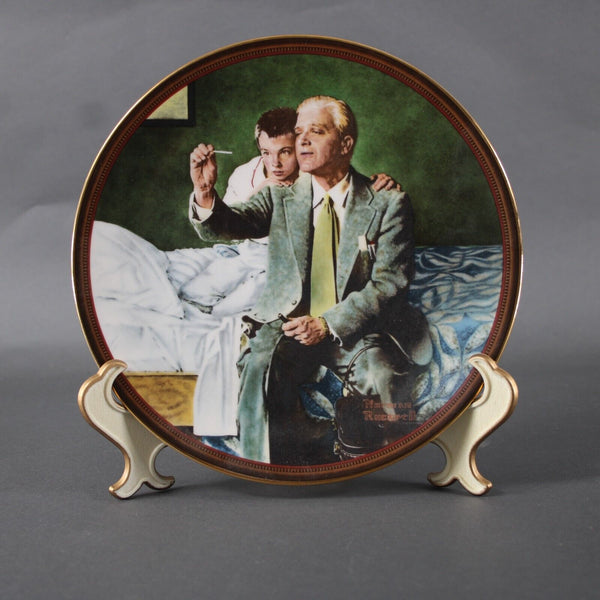Edwin M Knowles 1854 The Country Doctor By Norman Rockwell #19536A Plate
