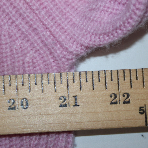 Maje Turtleneck Sweater Sz 1 Cotton Candy Pink Knit Hi Lo 100% Cashmere Sweater