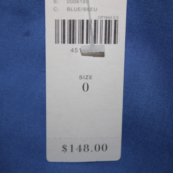 Akemi + Kin NEW $148 Sz 0 Blue Yellow Multi Pocket Polyester Acrylic Shift Dress