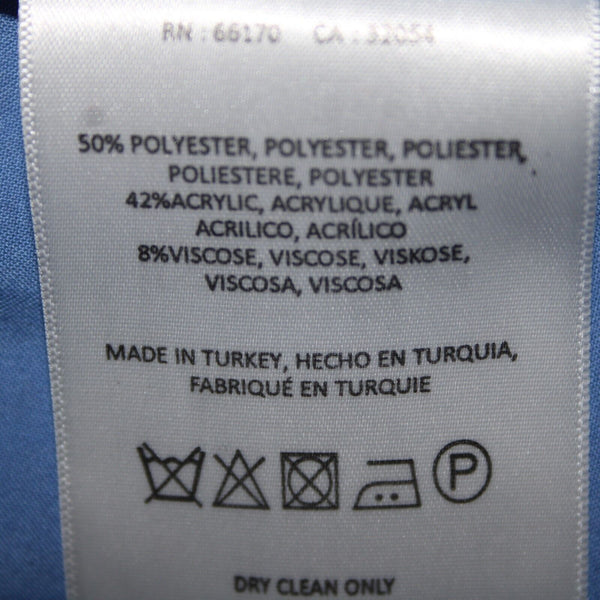 Akemi + Kin NEW $148 Sz 0 Blue Yellow Multi Pocket Polyester Acrylic Shift Dress