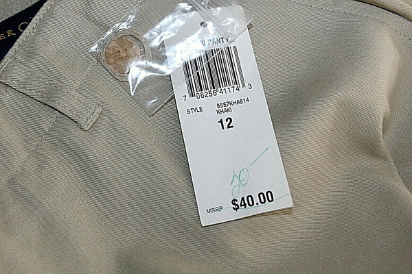 Charter Club NEW $40 Sz 12 Tan Khaki 100% Cotton Capri Pant