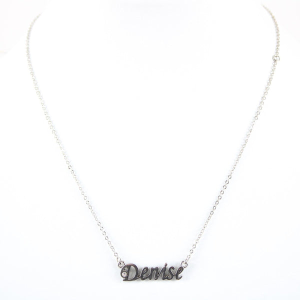 DENISE NEW Silvertone Rhinestone Accent 14.5" w 4.5" Multi Ring Ext Necklace