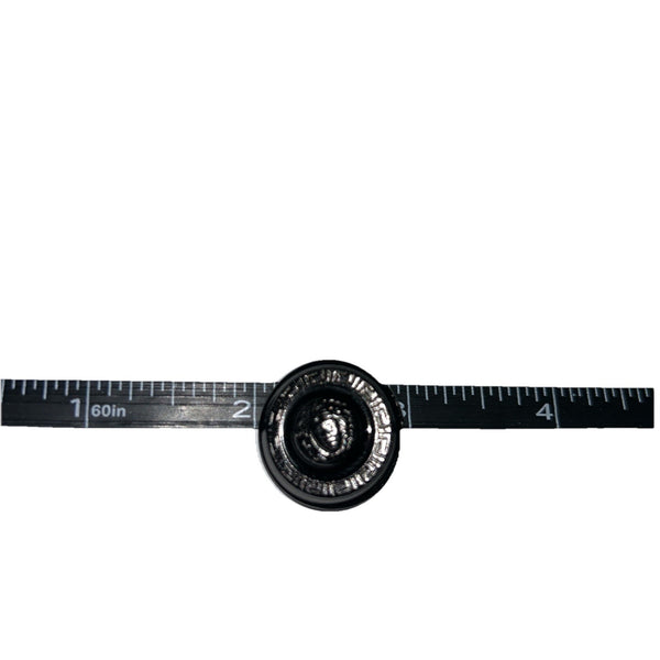 Gianni Versace Vintage Silver Round Buttons