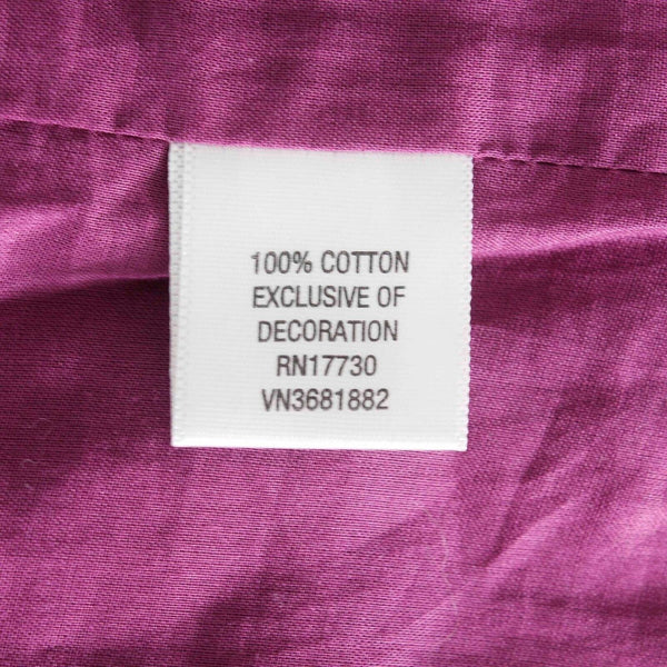 Proenza Schouler Sz 5 Purple Black Strappy Underwire Gathered Cotton Woven Dress