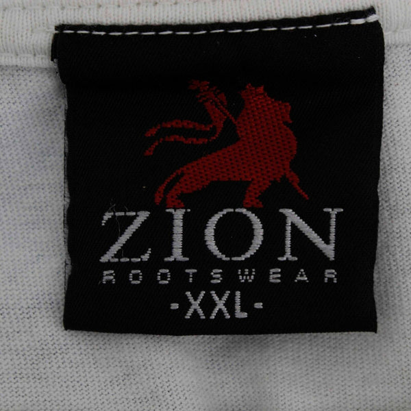 Zion Sz XXL White Multi Jimi Hendrix Tie Dye Purple Haze Cotton Tee Shirt