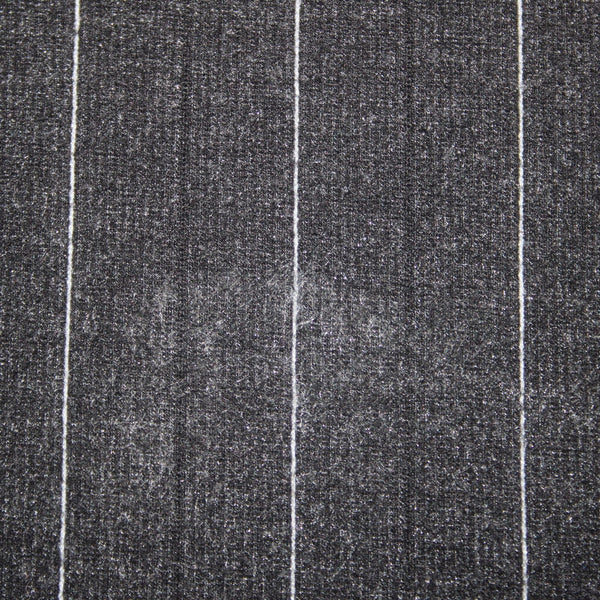 Saylor Dress Sz M Charcoal Gray White Half Sleeve Bell Unlined Wool Dress