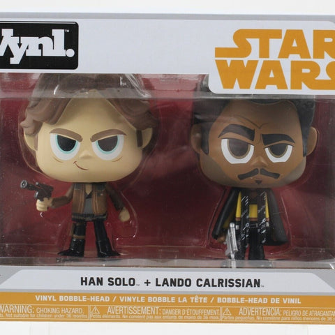 Funko Vnyl Star Wars Han Solo & Lando Calrissian 5" Bobble Heads Collectible