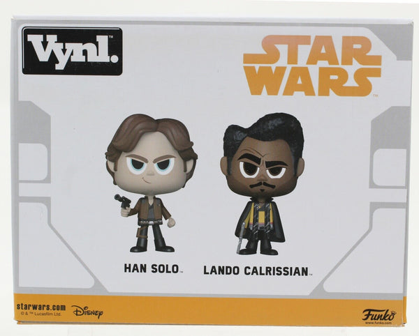 Funko Vnyl Star Wars Han Solo & Lando Calrissian 5" Bobble Heads Collectible