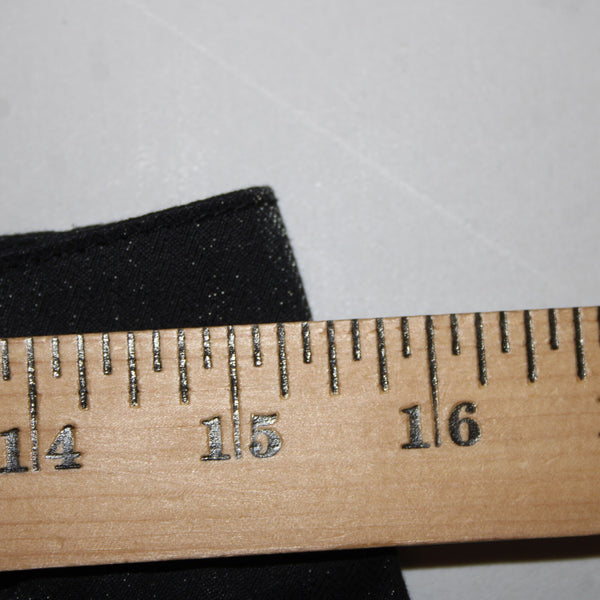 Christina V Sz 8 x 31.5 Black Gray Pinstripes Pockets Cotton Nylon Pant