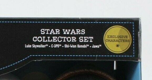 Star Wars Hallmark Itty Bittys Collector Set 4 Plush 4.5" Figures Collectible