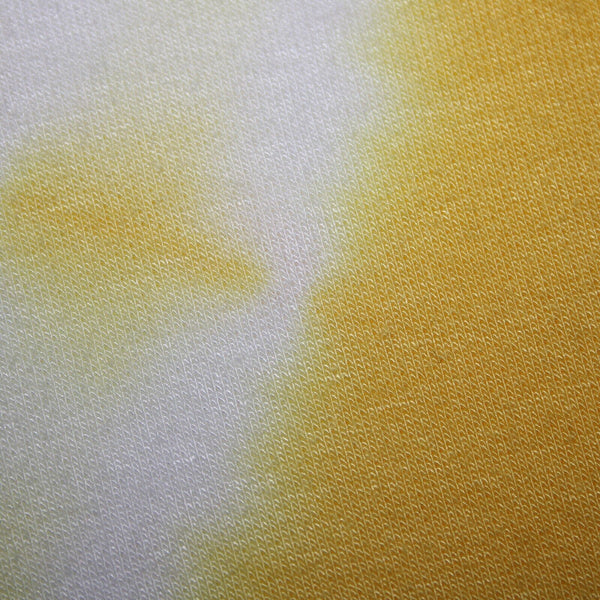 For The Republic NEW $58 Sz S Yellow White Slighty Open Back Rayon Spandex Top