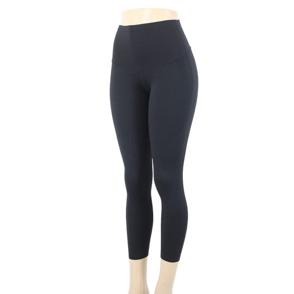 Fanka Sz XS x 23 Black Purple Logo High Waisted Stretchy Sculpting Leggings