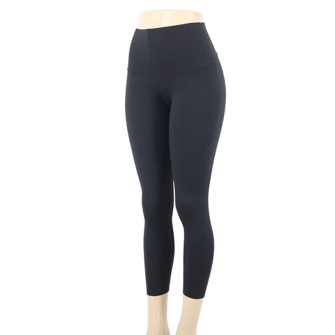 Fanka Sz XS x 23 Black Purple Logo High Waisted Stretchy Sculpting Leggings