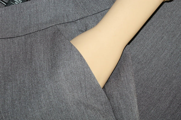 White House Taper Ankle Sz 8R x 28 Charcoal Gray Poly Blend Trouser Pant