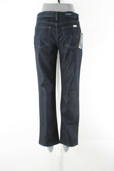 David Kahn NEW $168 Sz 8P x 29 Dark Wash Denim 5 Pocket Designer Jeans