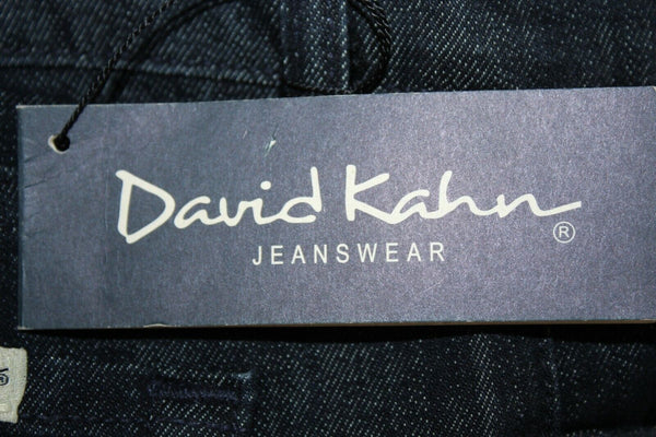 David Kahn NEW $168 Sz 8P x 29 Dark Wash Denim 5 Pocket Designer Jeans