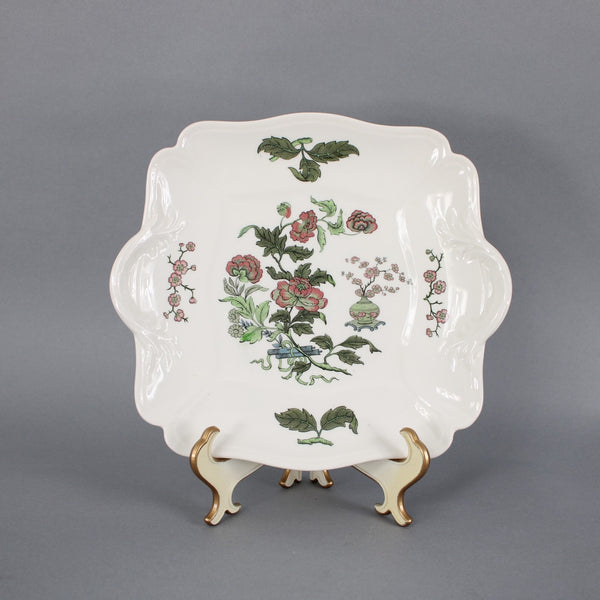 Mandarin 10" Plate Wedgwood Barlaston White Multi Floral Queens Shape 10" Plate
