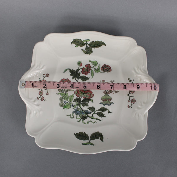 Mandarin 10" Plate Wedgwood Barlaston White Multi Floral Queens Shape 10" Plate