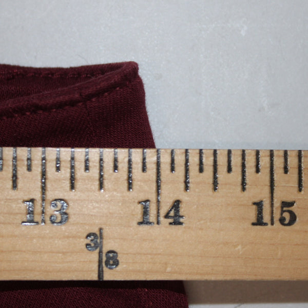 Christian Siriano J Jill Pant NEW $89 Merlot Sz 2 x 26 Burgundy Red Cotton Pant