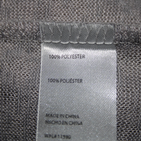 Weather Proof NEW Sz L Silver Sconce Hooded Pocket 100% Polyester Sweater