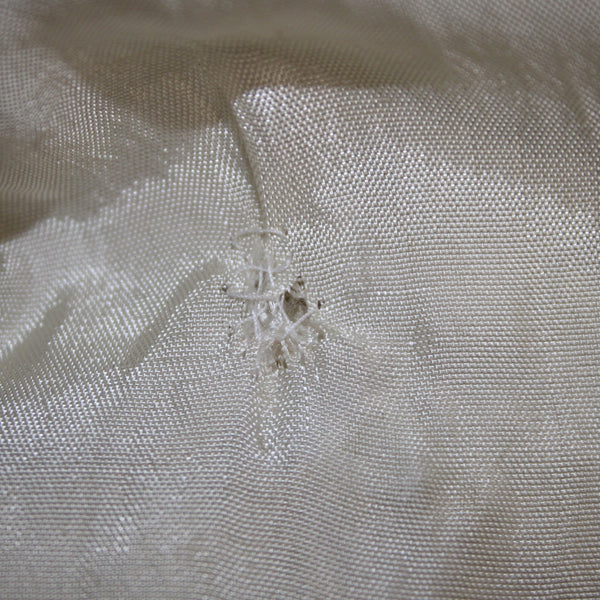 Scala Dress Sz L Beige Lined Lace Overlay 100% Rayon Polyester AS IS Dress