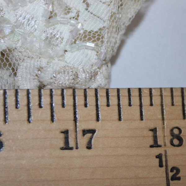 Scala Dress Sz L Beige Lined Lace Overlay 100% Rayon Polyester AS IS Dress