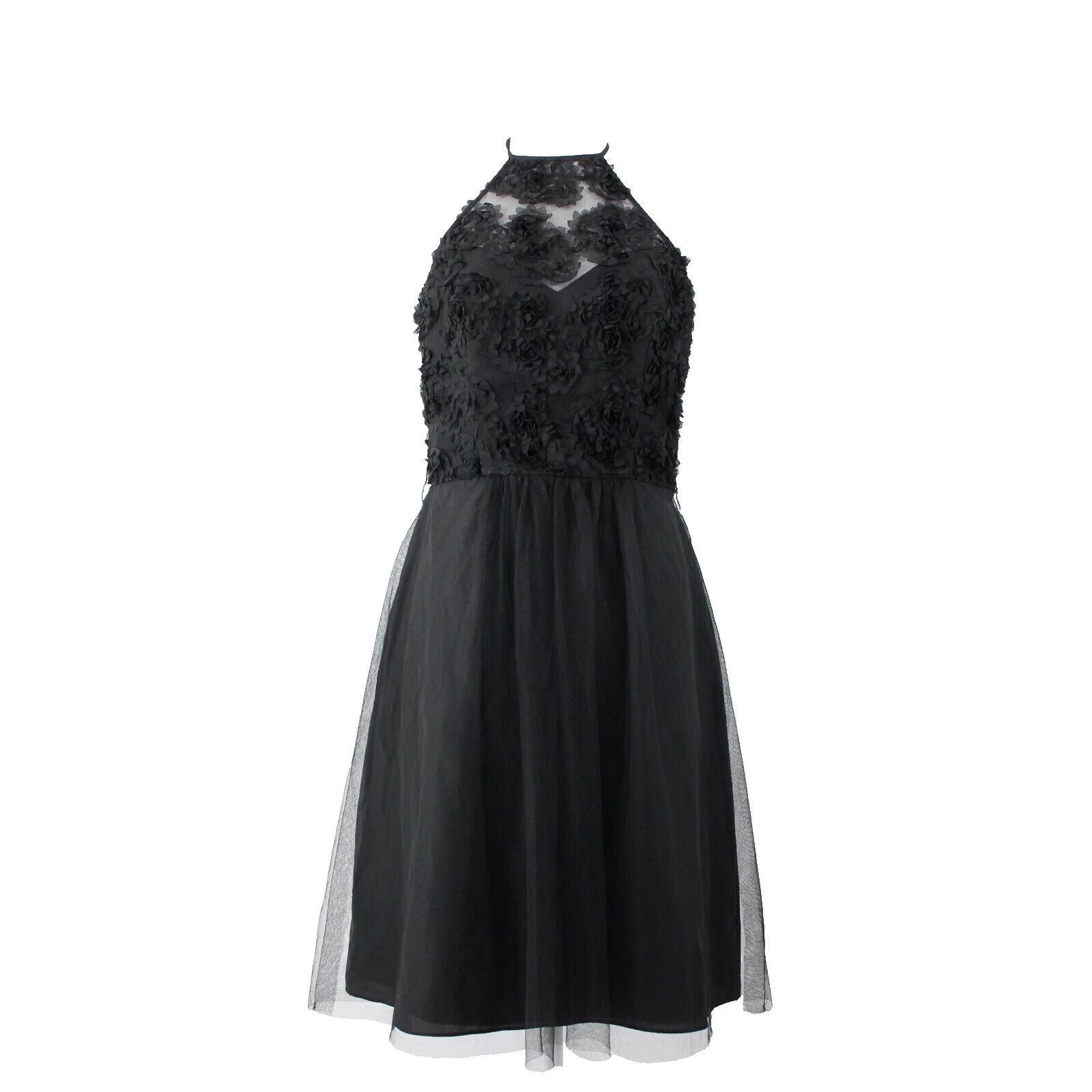 Alfred Angelo NEW $210 Disney Fairy Tale Weddings Sz 8 Black Poly Cotton Dress