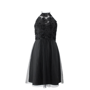 Alfred Angelo NEW $210 Disney Fairy Tale Weddings Sz 8 Black Poly Cotton Dress