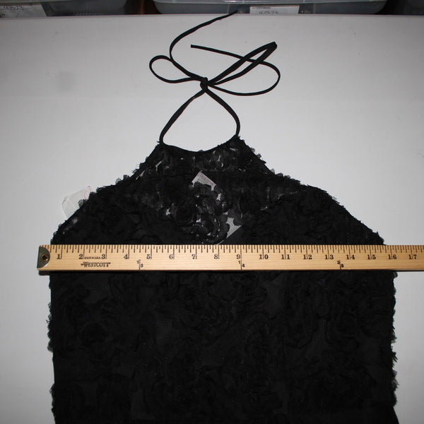 Alfred Angelo NEW $210 Disney Fairy Tale Weddings Sz 8 Black Poly Cotton Dress